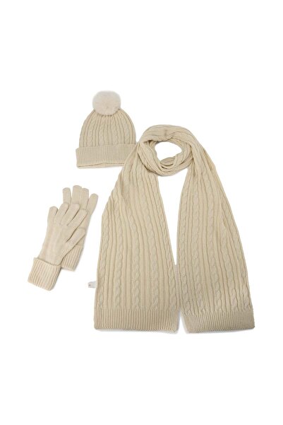 Livia Plain Set (Scarf + Hat + Gloves)