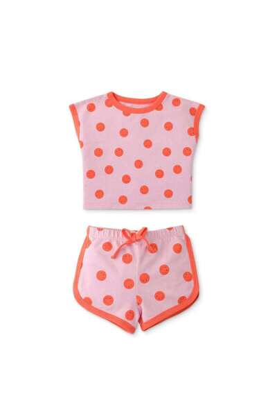 Gingersnaps Girls' Circle Print T-Shirt and Shorts Set