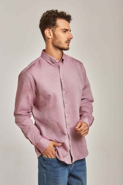 DALYDRESS Mens Solid White Shirt