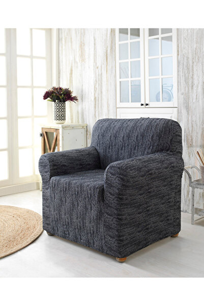 KARNA Sofa Cover Jacquard 1-Piece "Roma" Single Seat with Armrests