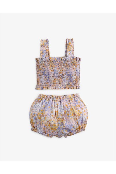 Gingersnaps Girls' Stretch Top and Shorts Set