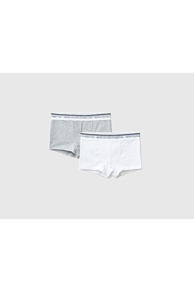 United Colors of Benetton Boys' Logo-Trimmed Boxer Set