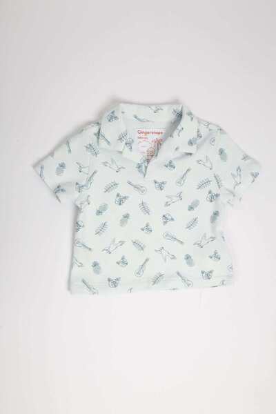 Gingersnaps Boys' Printed Polo T-Shirt