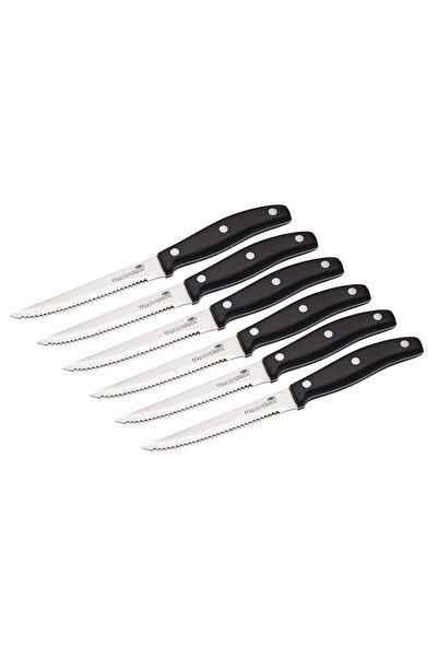 masterclass Set of steak knives, 6-piece, stainless steel -