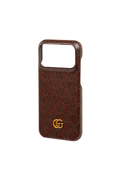 DUKKANCASE Brown Leather Phone Case Dk573 iPhone 18 Promax