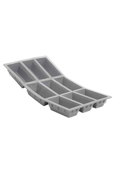 De Buyer Silicone mold for 9 rectangular cakes, 30 x 17.5 cm - "de Buyer" brand