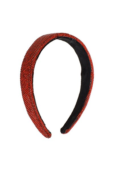 DD SHOP Coronita Par Neagra Lata cu Stras Rosu Allover - Accesorii Craciun