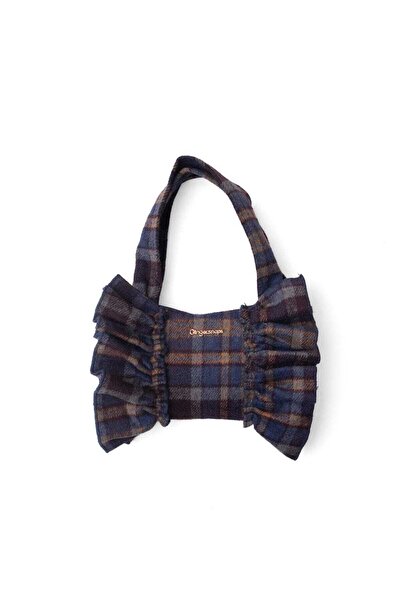 Gingersnaps Girls Checkered Ruffle Bag