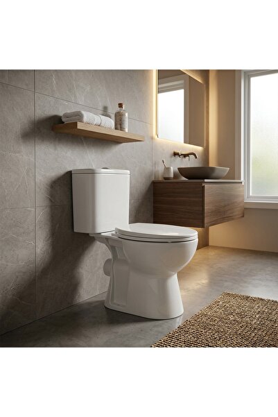 CELESTA Set WC de pardoseală Polaris CIL fără ramă, cu capac din duroplast cu...