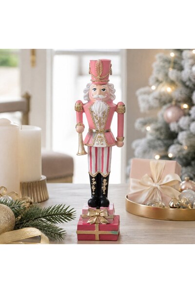 DD SHOP Soldat cra roz sup.cadou 29cm - Decoratiuni Craciun Acadele