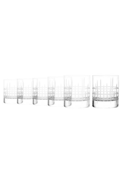 Stolzle Set of 6 whisky glasses, made of glass, 320ml, "Manhattan" -