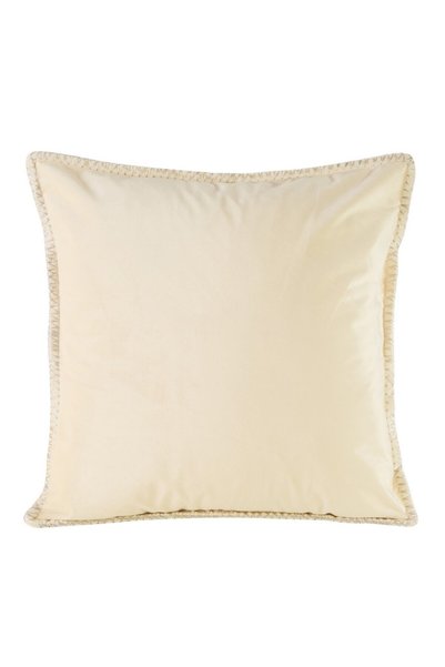 Eurofirany Fata de perna decorativa Eurofirany, velur, crem, 45x45cm
