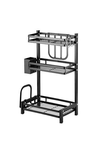 Zokura Spice rack, carbon steel, 35.5 x 23 x 60 cm -