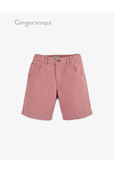 Gingersnaps Boys Solid Side-Pocket Shorts