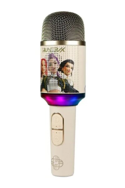 OTL Technologies Microfon karaoke pentru copii Kpop Demon Hunters Gold, conec...