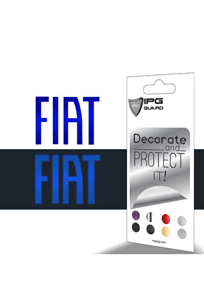 Ipg Reflective Lettering Sticker Set for Fiat Front Grille, Decorative Sticke...