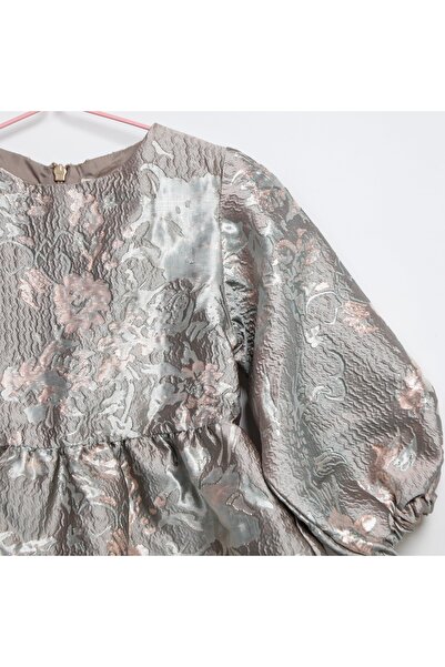 Gingersnaps Girls Shiny Sheer Fish Scale Dress