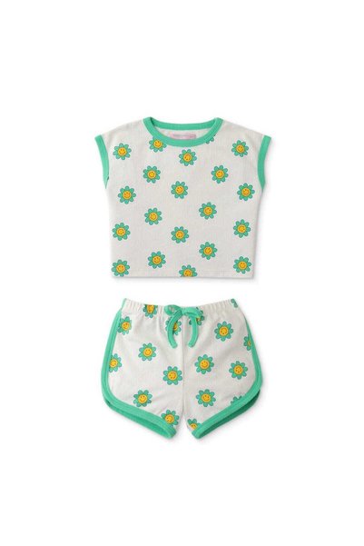 Gingersnaps Girls' Printed T-Shirt and Shorts Set