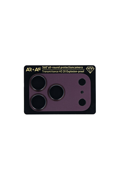 Etteri iPhone 18 Pro Max / 17 Pro Max Camera Protector – Burgundy Aluminum & ...