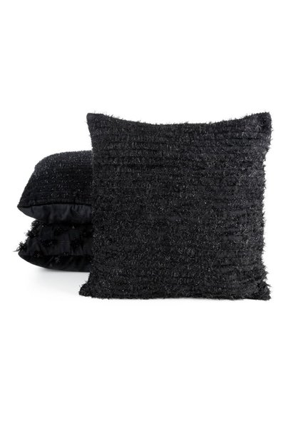 Eurofirany Fata de perna REINA Eva Minge 45 x 45 cm negru