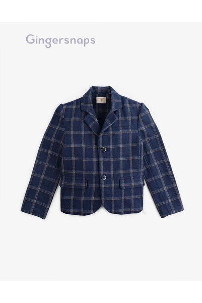 Gingersnaps Plaid Button-Front Jacket
