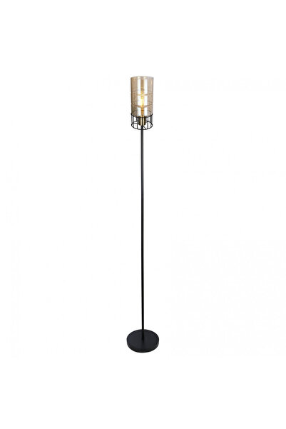 Klausen Lampadar Ideal KL107007, cu întrerupător, 1xE27, bronz+smoke+negru, IP20