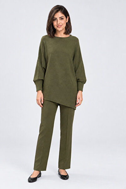 Yola Solid Long-Sleeved Tunic