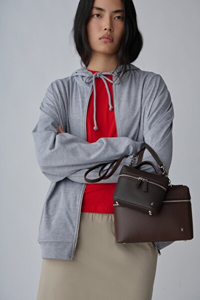 Suud Collection Brown Micro Sallie Bag