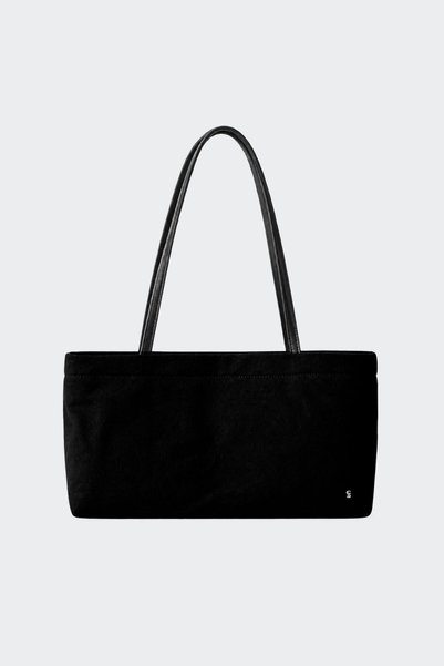 Suud Collection Black Carrie Canvas Bag