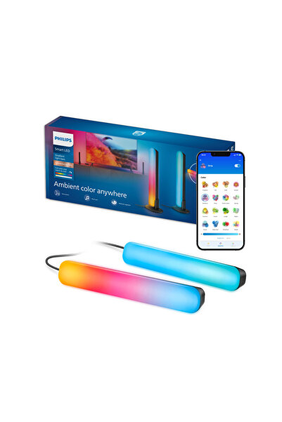 Smart Lighting RGBIC Işık Barı 30 cm - Google Home, Alexa, HomeKit ve Matter uyumlu - PH