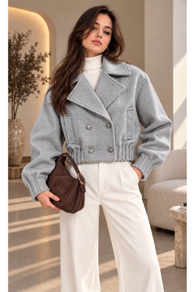 YESİ Women's Cashmere Fabric Jacket