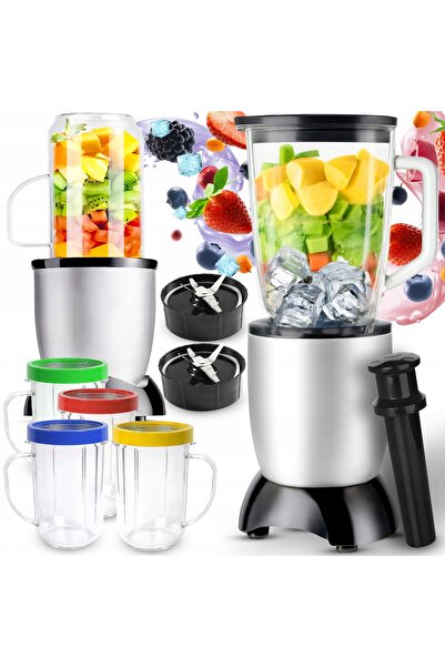 Retoo ROBOT KUCHENNY BLENDER LAMĂ BLENDER 600W MULTIFUNCȚIONAL + 2 CĂNI DE BĂUT