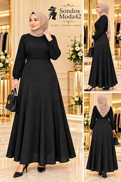 Sondos Moda42 Hesna ženska Firdevs Cross model tirkizna suknja velike veličin...