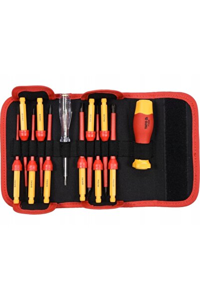 NO BRAND Set de șurubelnițe izolate YATO + biți YT-28290