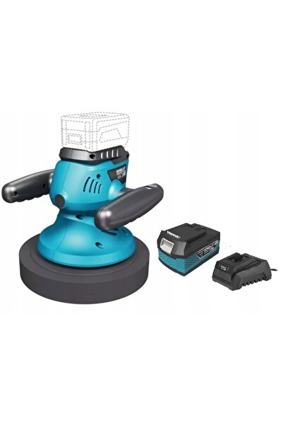 NO BRAND DEDRA Polizor orbital rotativ BATERIE 4AH KIT 18V 7084 250mm