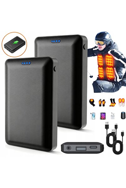 NO BRAND POWER BANK BATERIE DE URGENȚĂ 5000MAH USB + TIP-C ÎNCĂRCARE RAPIDĂ 5...