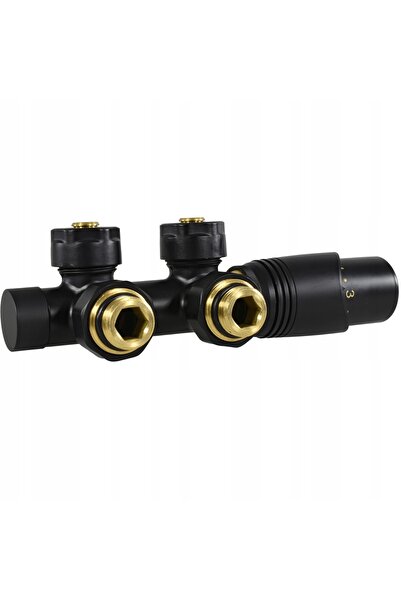 HANZELA Robinet termostatic unghiular 1/2 pentru încălzitor DUOPLEX PEX16 + CU15