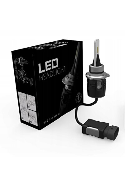 NO BRAND Bec auto LED MINI HB4 9006 B6 48W 12V 24V CANBUS cu ventilator 1 buc.