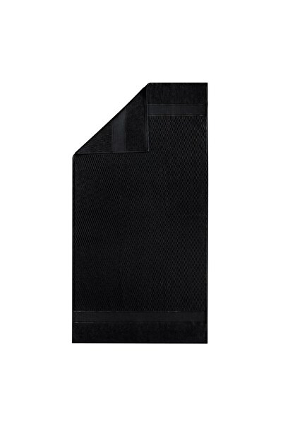 Nitki Prosop de baie Spod Igly i Nitki, 100x150cm, bumbac, negru, 500g/m2