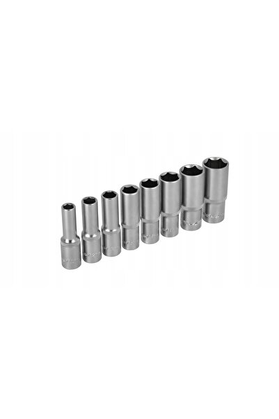 Stalco Set de chei tubulare adânci 1/2 " 8 bucăți 10,12,13,15,17,19,22,24mm s...