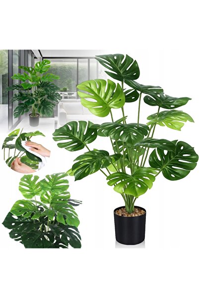 NO BRAND FLORI ARTIFICIALE MONSTERA FRUNZĂ DE PALMIER ARTIFICIALĂ MONSTERA 70...