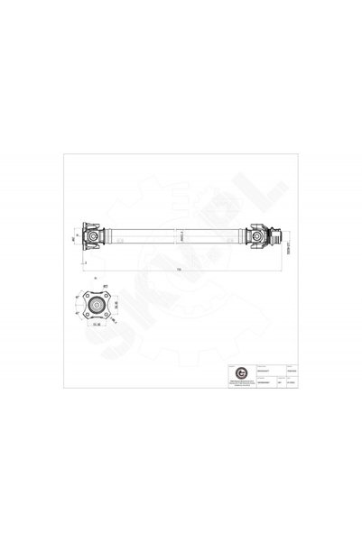 ESEN SKV Arbore de transmisie BMW X3 X4 26208605867