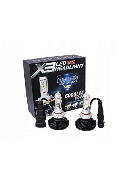 NO BRAND Becuri LED H10 PY20D 12000lm X3 ZES 50W 12V 24V CANBUS 2 bucăți pent...