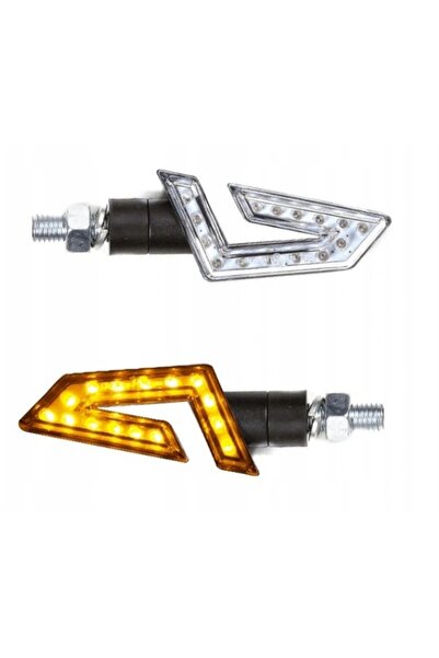 NO BRAND 15 LED-uri semnalizatoare de direcție pentru motociclete și quad-uri...