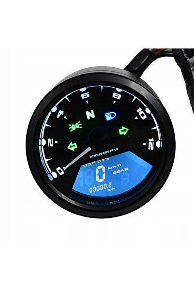 NO BRAND Contor digital universal LCD pentru motocicletă și ATV