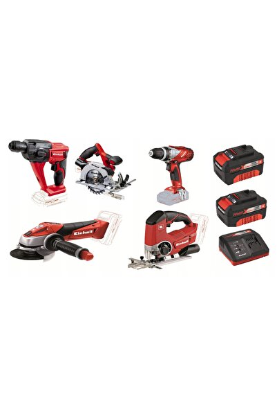 NO BRAND EINHELL Kit electronic fără fir 2x4Ah PXC Mașină de înșurubat și fer...