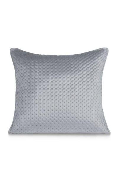 Eurofirany Poszewka decorativa Maya 45x45cm, gri, material velvet, detalii cu...