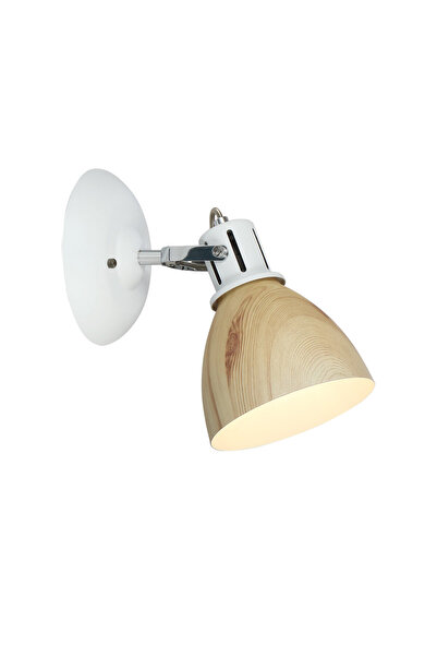 Klausen Aplică de perete Krater KL161009, 1xE27, alb+crom+, IP20