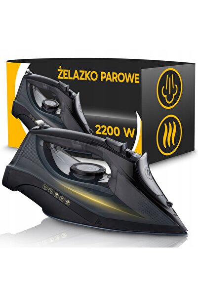 Retoo Fier de călcat cu aburi MOCNE, putere mare 2200W, strat ceramic, anti-p...