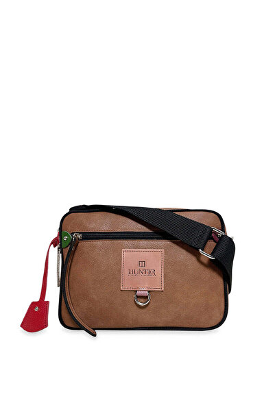 Hunter Γυναικεία τσάντα χιαστί τύπου boxy, χρώματος Safari Tan